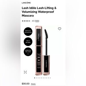 LANCÔME Idole Lash Lifting Volumizing Waterproof Mascara Glossy Black NEVER OPEN